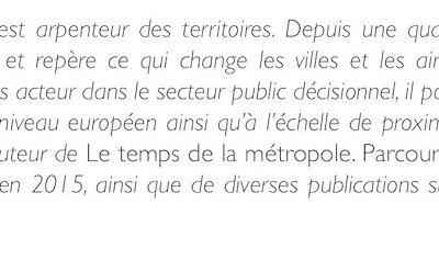 Territoires de l’alternance, lieux libérés et contrées en partage.